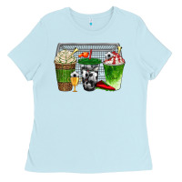 Baby Blue soccer coffee cups bbs Ladies Tee - BundleAndBundleShop