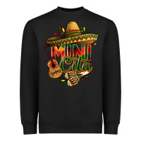 Black Mini cita Heavyweight Sweatshirt - FaDigitalArtStudio
