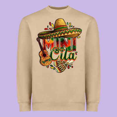 Mini Cita Heavyweight Sweatshirt Designed By Fadigitalartstudio