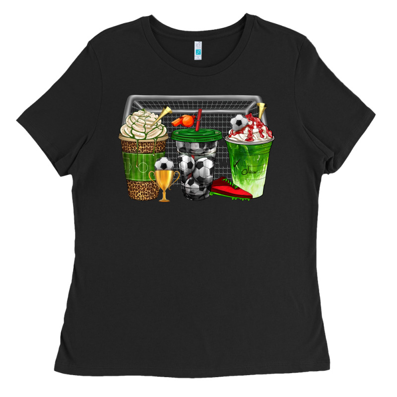 Soccer Coffee Cups Bbs Ladies Tee by BundleAndBundleShop | Teevron