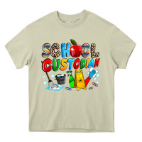 Mossy school custodian Heavy Core Tee - NancyCooperArtShop