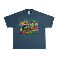 Midnight Navy Mexican Dia De Los Muertos Coffee Cups Urban Heavy Tee - texasbilliewilder