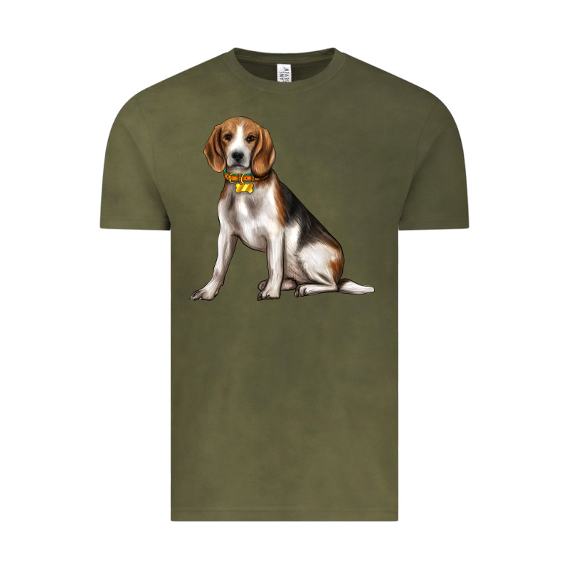 Beagle With Overflow Vintage Tee by texasbilliewilder | Teevron