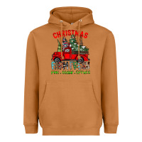 Meerkat christmas tree farm truck Heavyweight Hoodie - CowhideDigitalArt