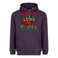 Christmas Tree Farm Truck Heavyweight Hoodie | Teevron