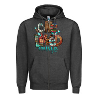Charcoal Heather One Loved Nurse Zipper Hoodie - FaDigitalArtStudio