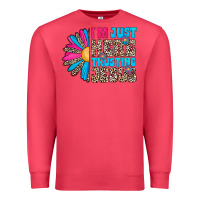 Cardinal im just here trusting jesus Premium Sweatshirt - CowhideDigitalArt