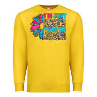 Lemon im just here trusting jesus Premium Sweatshirt - CowhideDigitalArt