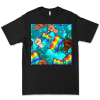 Pride Lgbtq Hands With Flag Seamless Pattern Premium Tee | Teevron