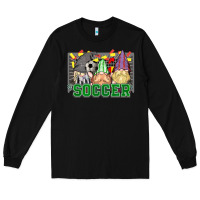 Black soccer gnomies Long Sleeve Tee - HowdyJamesFarm