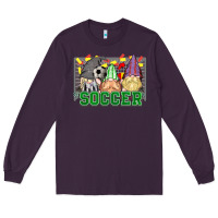 Plum soccer gnomies Long Sleeve Tee - HowdyJamesFarm
