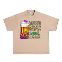 Burro Mardi Gras and beer Urban Heavy Tee - NancyCooperArtShop