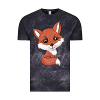 Cloud Black fox Vintage Tee - texasbilliewilder