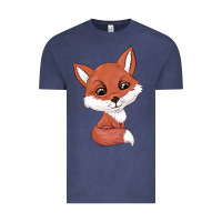 Vintage Denim fox Vintage Tee - texasbilliewilder