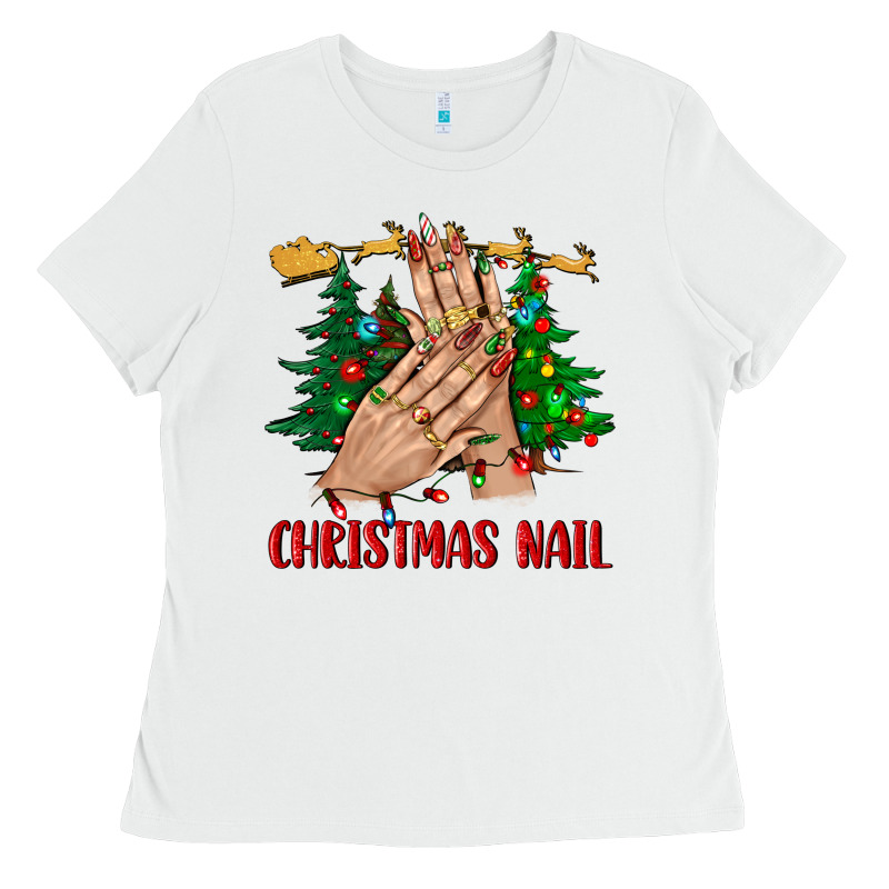 Christmas Nail Bbs Ladies Tee by BundleAndBundleShop | Teevron