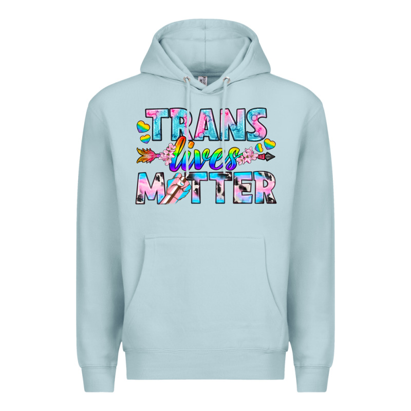 Western Lgbtq+ Trans Lives Matter Premium Hoodie by BundleAndBundleShop | Teevron