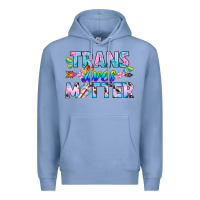 Colony Blue Western LGBTQ+ Trans Lives Matter Premium Hoodie - BundleAndBundleShop
