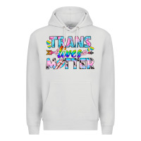 Dove Grey Western LGBTQ+ Trans Lives Matter Premium Hoodie - BundleAndBundleShop