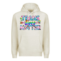 Oatmeal Heather Western LGBTQ+ Trans Lives Matter Premium Hoodie - BundleAndBundleShop