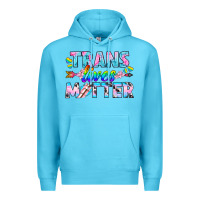 Ocean Blue Western LGBTQ+ Trans Lives Matter Premium Hoodie - BundleAndBundleShop