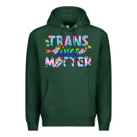 Sports Green Western LGBTQ+ Trans Lives Matter Premium Hoodie - BundleAndBundleShop