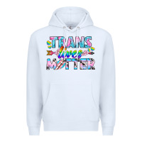 White Western LGBTQ+ Trans Lives Matter Premium Hoodie - BundleAndBundleShop