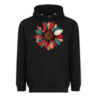 Black Christmas sunflower Heavyweight Hoodie - CowhideDigitalArt