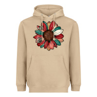 Mushroom Christmas sunflower Heavyweight Hoodie - CowhideDigitalArt