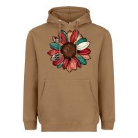 Toasted Coconut Christmas sunflower Heavyweight Hoodie - CowhideDigitalArt