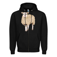 Black sheep Zipper Hoodie - FaDigitalArtStudio