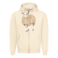 Sandshell sheep Zipper Hoodie - FaDigitalArtStudio