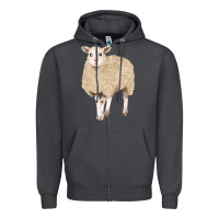 Smoke sheep Zipper Hoodie - FaDigitalArtStudio