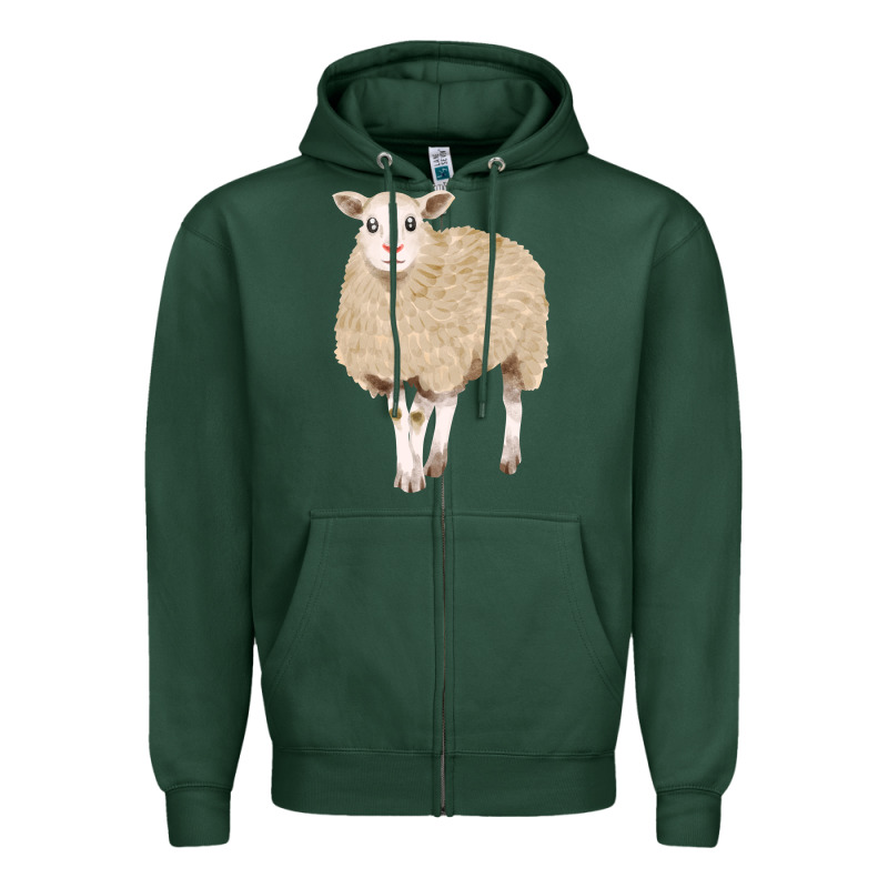 Sheep Zipper Hoodie by FaDigitalArtStudio | Teevron