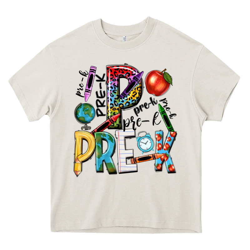 Pre K Heavy Core Tee by NancyCooperArtShop | Teevron