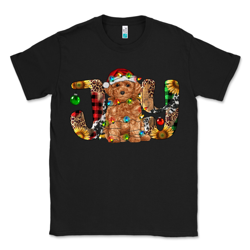 Toy Poodle Christmas Joy Classic Tee by RanaPortraitStore | Teevron