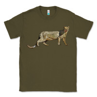 Army Green Jaguarundi Classic Tee - LillyAllenDesigns