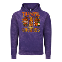 Cloud Purple thankful for my gnomies Vintage Hoodie - NancyCooperArtShop