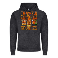 Vintage Black thankful for my gnomies Vintage Hoodie - NancyCooperArtShop