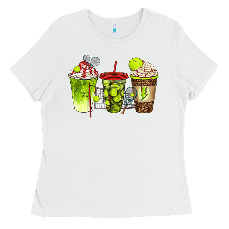 Tennis Coffee Cups Bbs Ladies Tee by BundleAndBundleShop | Teevron