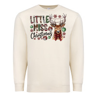 Sandshell little miss christmas Premium Sweatshirt - CowhideDigitalArt