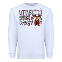 Little Miss Christmas Premium Sweatshirt | Teevron