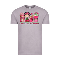 Vintage Zinc cafecito y chisme with coffee cups Vintage Tee - texasbilliewilder
