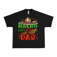 Black Nacho Average Dad with Mustache Urban Heavy Tee - texasbilliewilder