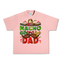 Salmon Nacho Average Dad with Mustache Urban Heavy Tee - texasbilliewilder