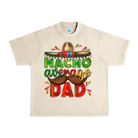 Sandshell Nacho Average Dad with Mustache Urban Heavy Tee - texasbilliewilder