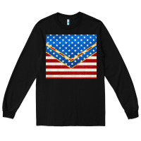 Black glitter american flag Long Sleeve Tee - TumblerDesignByShophia