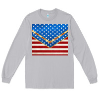 Moon Dust glitter american flag Long Sleeve Tee - TumblerDesignByShophia