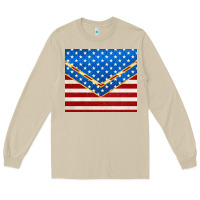 Mushroom glitter american flag Long Sleeve Tee - TumblerDesignByShophia