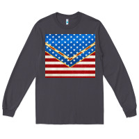 Smoke glitter american flag Long Sleeve Tee - TumblerDesignByShophia