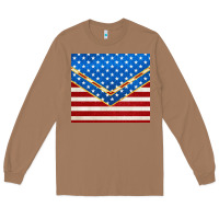Toasted Coconut glitter american flag Long Sleeve Tee - TumblerDesignByShophia